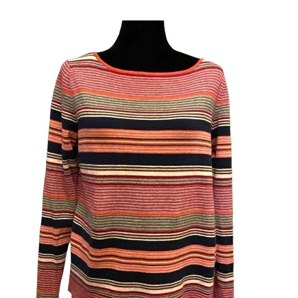 Gap Multicolored Striped Lightweight Sweater Size XL - Picture 1 of 14